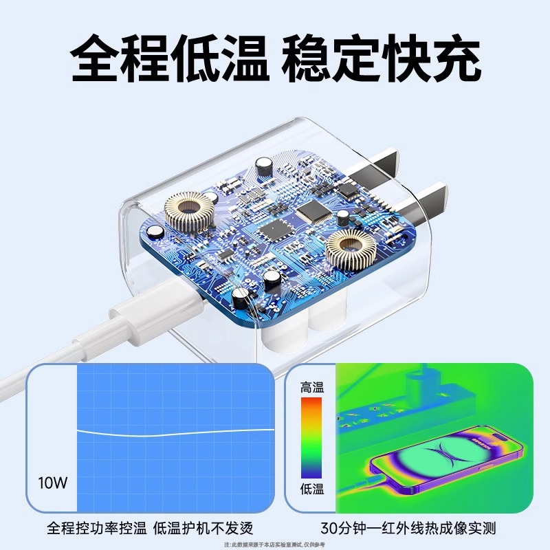 Applicable Apple 16 charger 35W Apple fast charger dual C braided cable set 3C certified charger