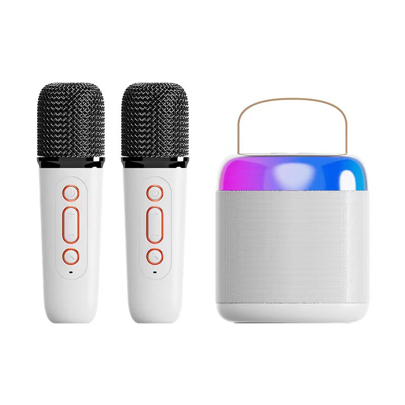New Microphone Bluetooth Speaker Outdoor K Song Speaker Home KTV Portable Wireless Subwoofer Computer Desktop