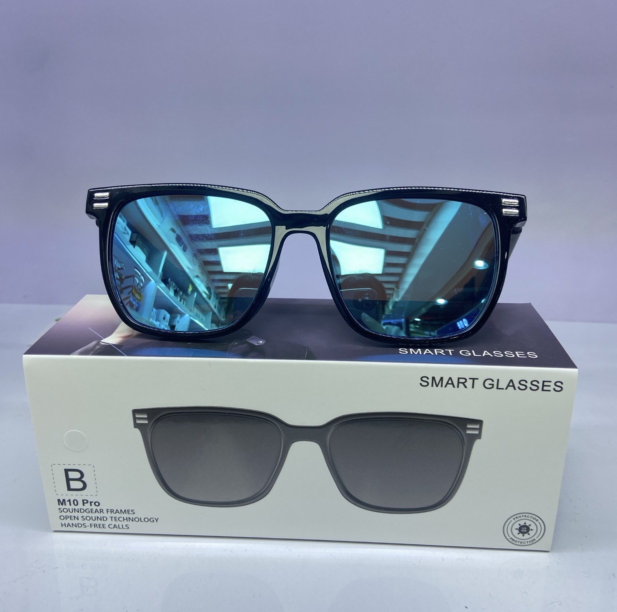 New AI Smart Translation Bluetooth Glasses M10B Audio Sunglasses Listen to Music Call Sunglasses