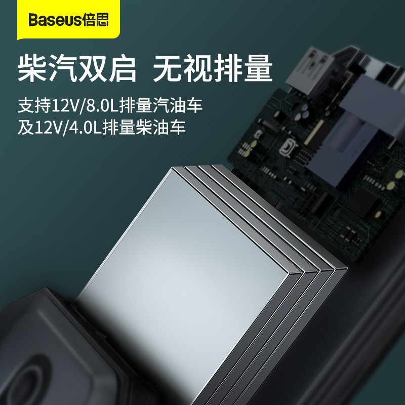 Baseus Car Emergency Jump Starter 20000mAh Car Battery Strong Start Power Large Capacity Jump Starter