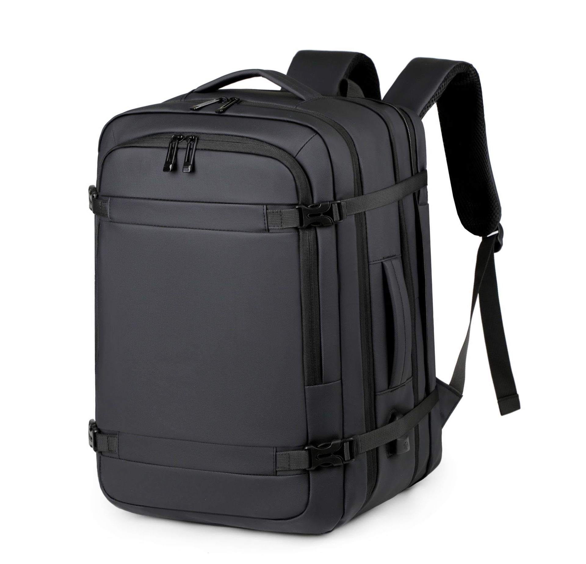 Business backpack USB charging water-repellent large capacity expandable computer bag business trip travel backpack men