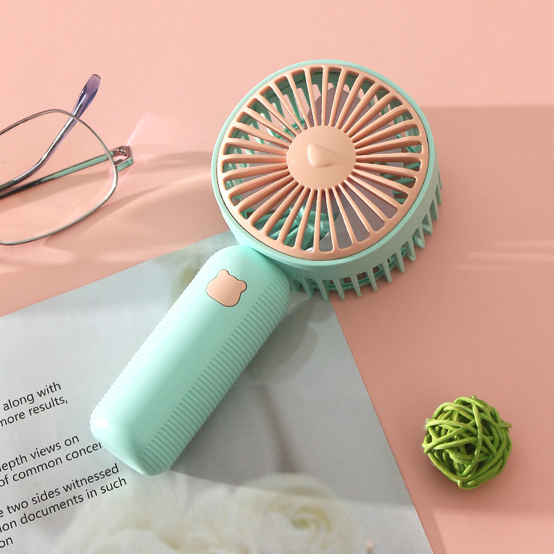 New Summer Cooling Free Handheld Fan Mini USB Rechargeable Portable Desktop Small Electric Fan