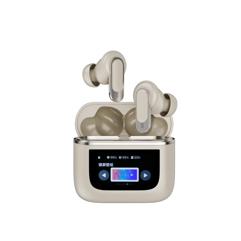 TOURPRO2 touch screen control Bluetooth earphone V8 noise reduction battery life music playback call answering Bluetooth 5.3
