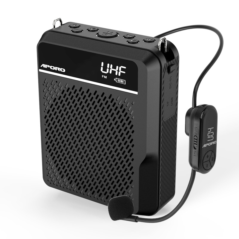 New APORO T28 Waterproof Wireless Amplifier Teacher Classroom Use Small Bee Outdoor High Volume Speaker 40W