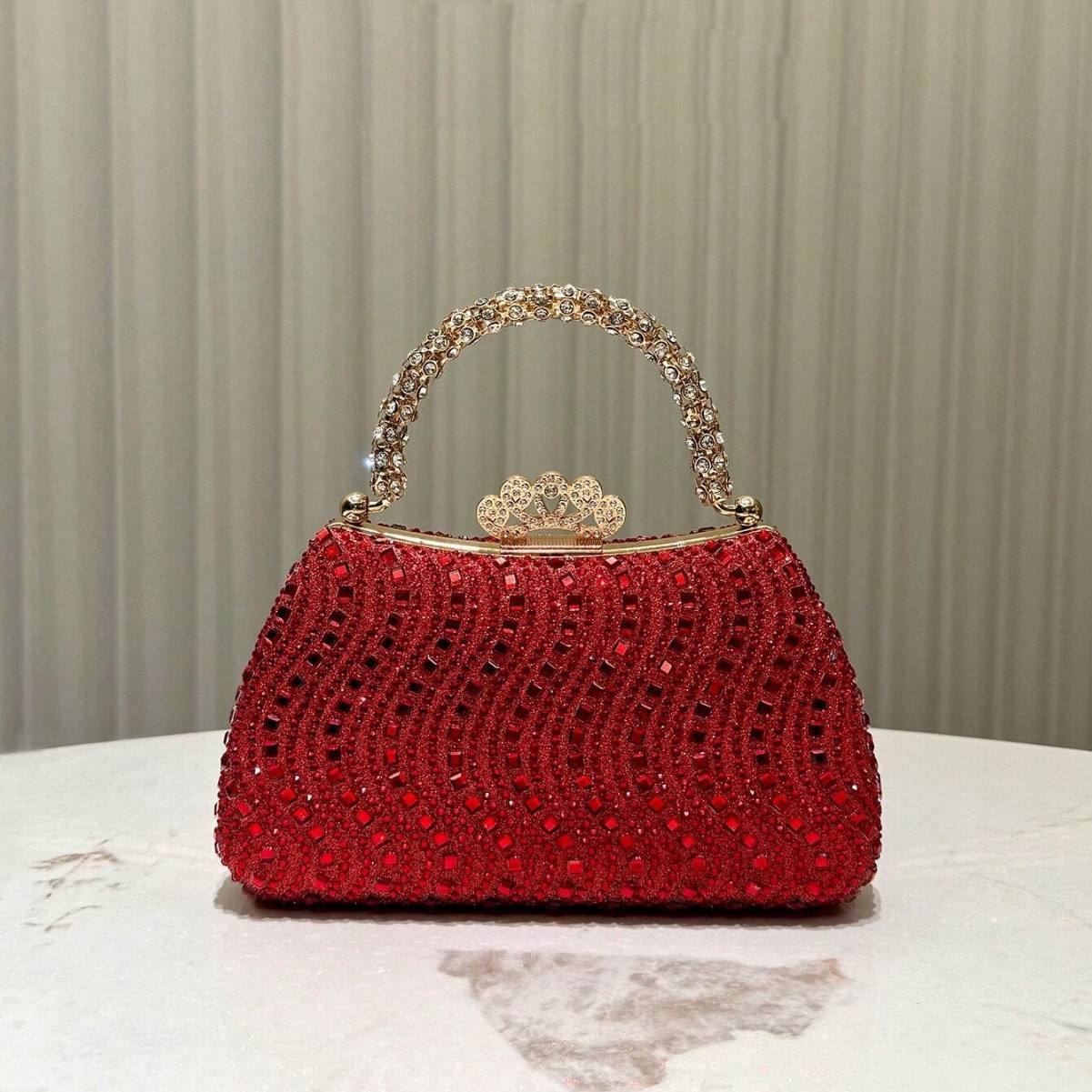2025 New Diamond Evening Bag Banquet Bag Dress Wedding Banquet Crossbody Bag Evening Bag Celebrity