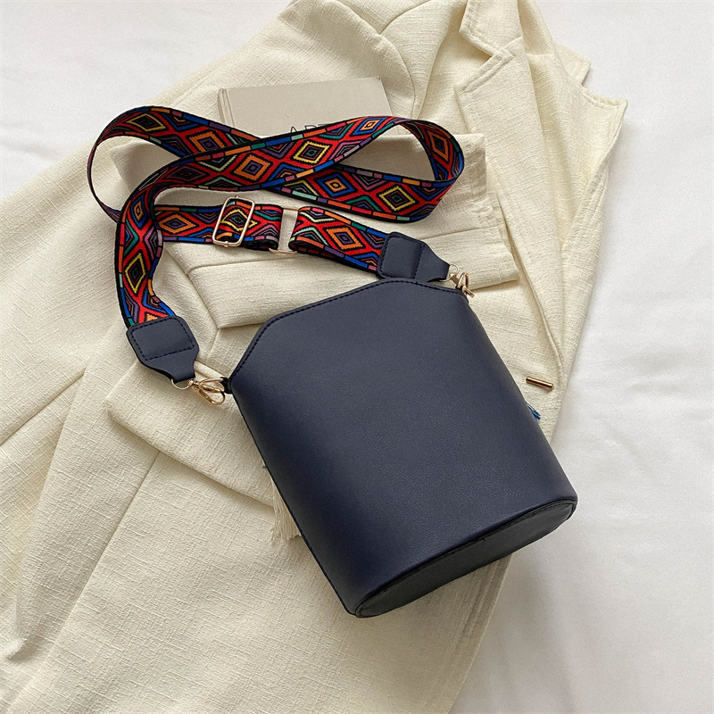 Ethnic Style Fringe Bucket Bag 2026 New Chinese Style Bag Woven Single Shoulder Crossbody Bag
