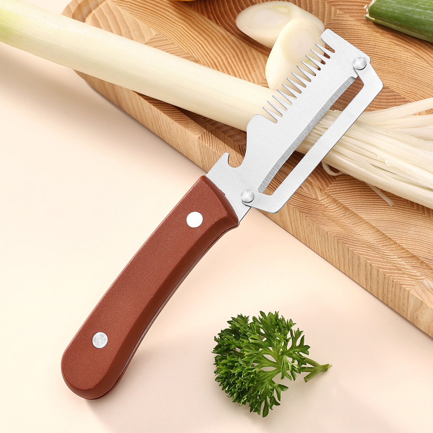 New stainless steel sugarcane peeler kitchen dedicated peeler commercial thickened pumpkin and lettuce peeler