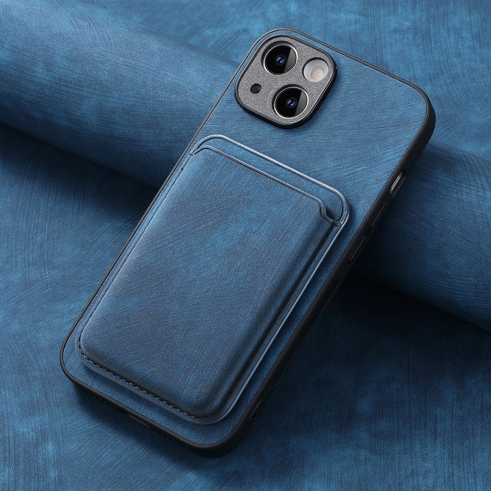 For iPhone 18 magnetic Magsafe phone case solid color precision hole Apple 18 Pro card case magnetic protective case