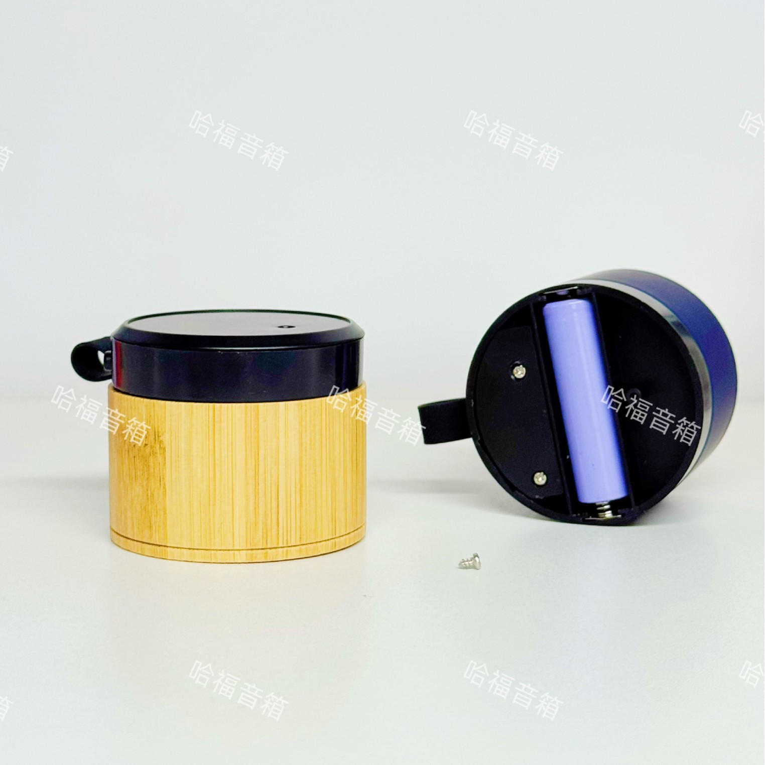 2027 Replaceable Battery Small Speaker Eco-Friendly Metal Gift Audio Bluetooth External Battery Mini Speaker