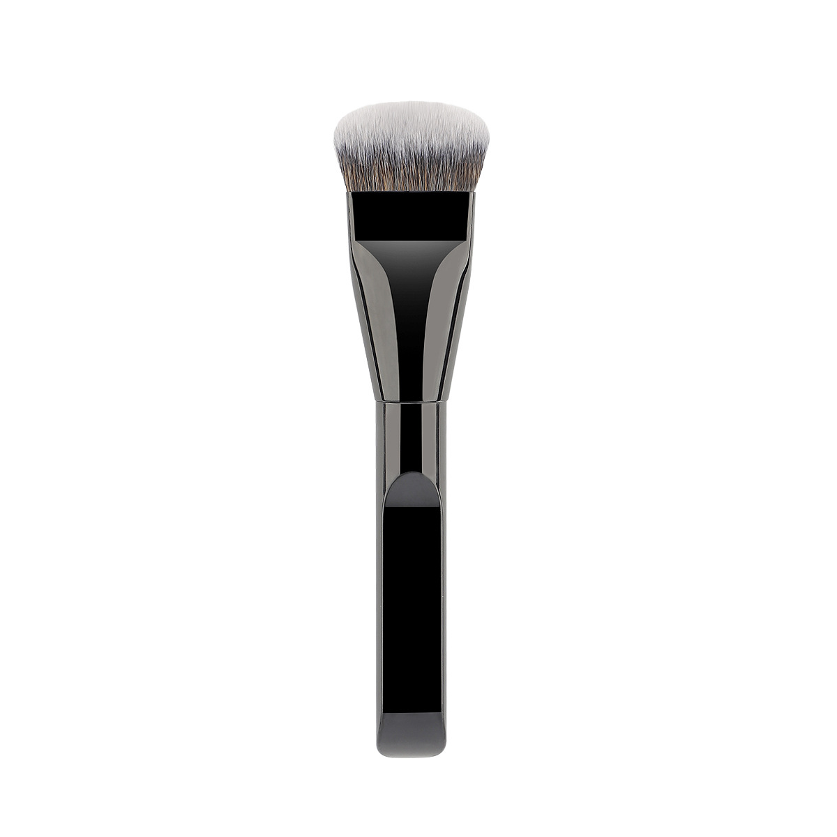 New Makeup Brush Thickened Aluminum Tube Foundation Brush Non-Absorbing Powder No Trace Base Makeup Tongue Shape Brush Face Mask Brush Cosmetic Tool