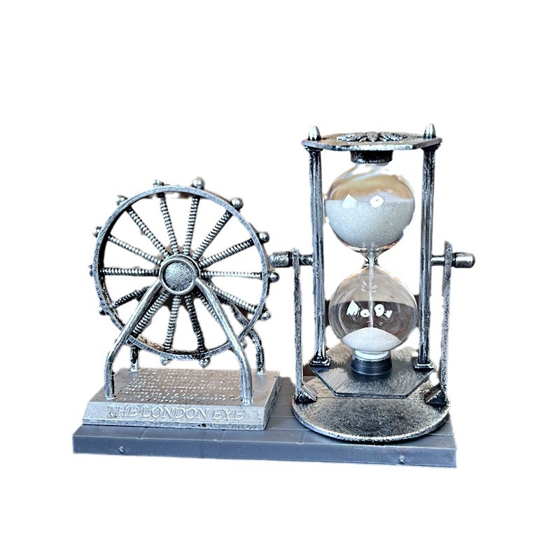 I0332 Student Gift Ferris Wheel Hourglass Sand Timer Ornament Home Decoration Ornament Craft