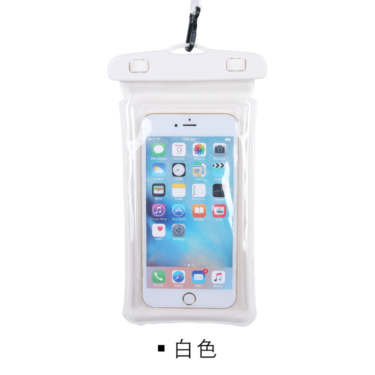 Summer mobile phone waterproof bag touch screen water park floating bag high transparency waterproof phone bag thickened