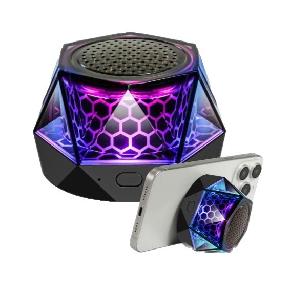 Magnetic Speaker Mini Audio Phone Holder 2-in-1 Portable Car Bluetooth Speaker G200 Gift