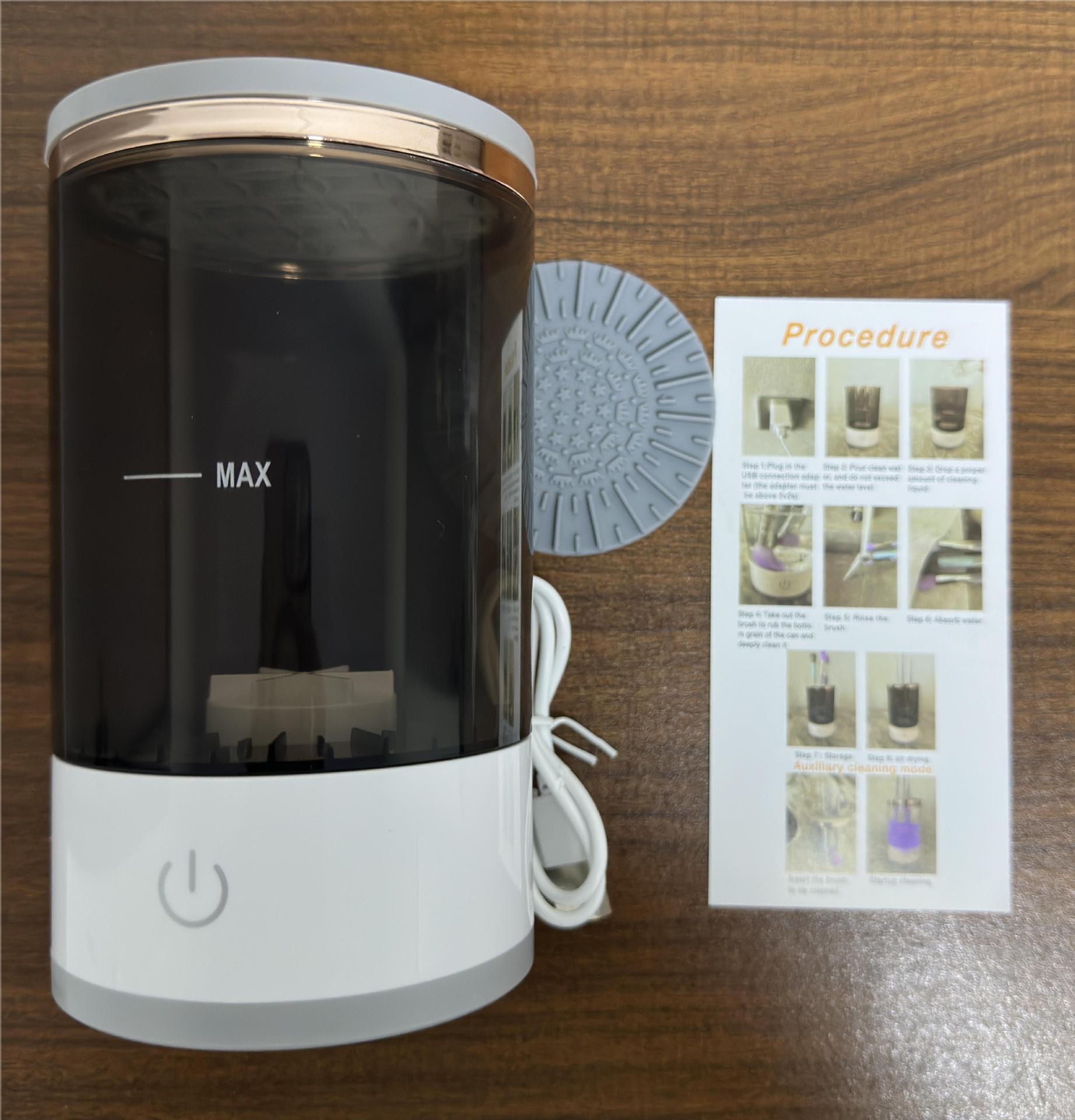Makeup Brush Cleaner USB Plug-in Electric Makeup Brush Cleaner Washing and Drying Integrated Machine