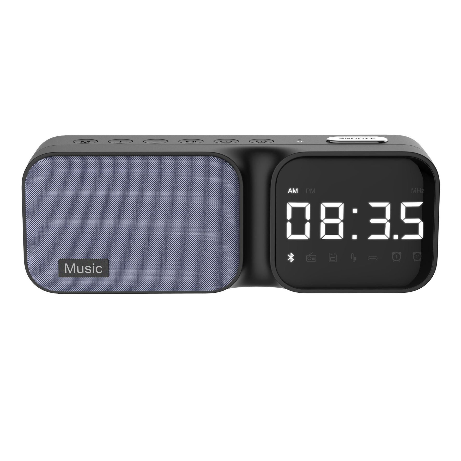 Private mold sleep speaker, white noise sleep aid Bluetooth alarm clock speaker, infant soothing sleep audio with timer