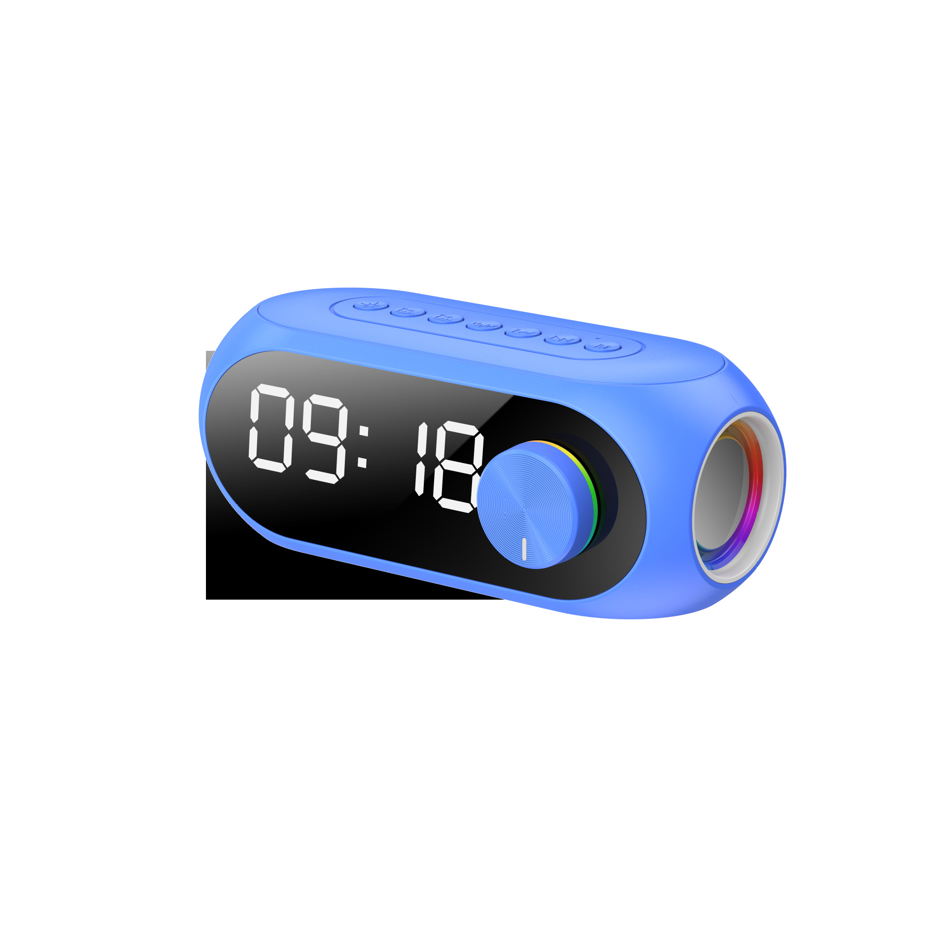 Private mold S8 Bluetooth speaker RGB subwoofer portable mini clock home alarm clock desktop Bluetooth small speaker