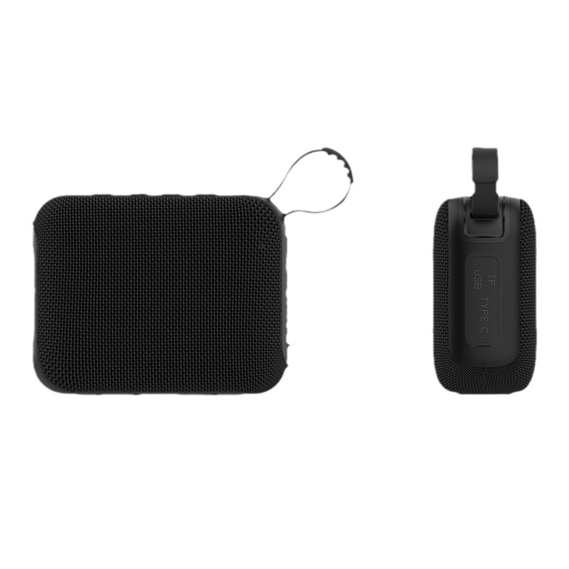 New Fabric Small Speaker Portable Outdoor Cycling Hiking Small Mini Square Bluetooth Speaker