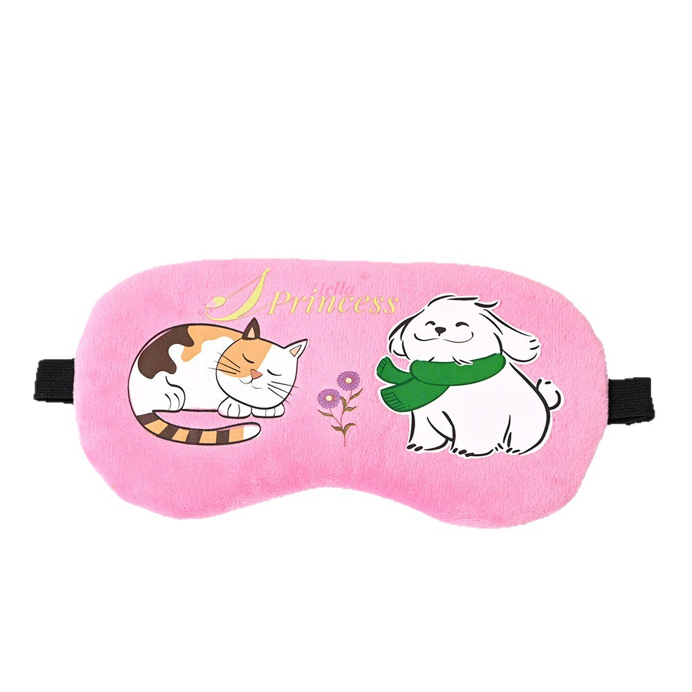 Eye care sleep sleep special cute cartoon light-blocking eye mask, children female students ice pack ice compress relieve eye fatigue