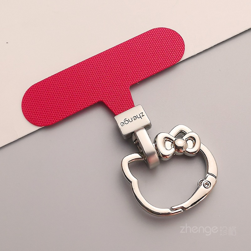 Cute cat cat swivel head clip piece phone strap thin gasket not top shell does not affect charging sturdy durable anti-loss