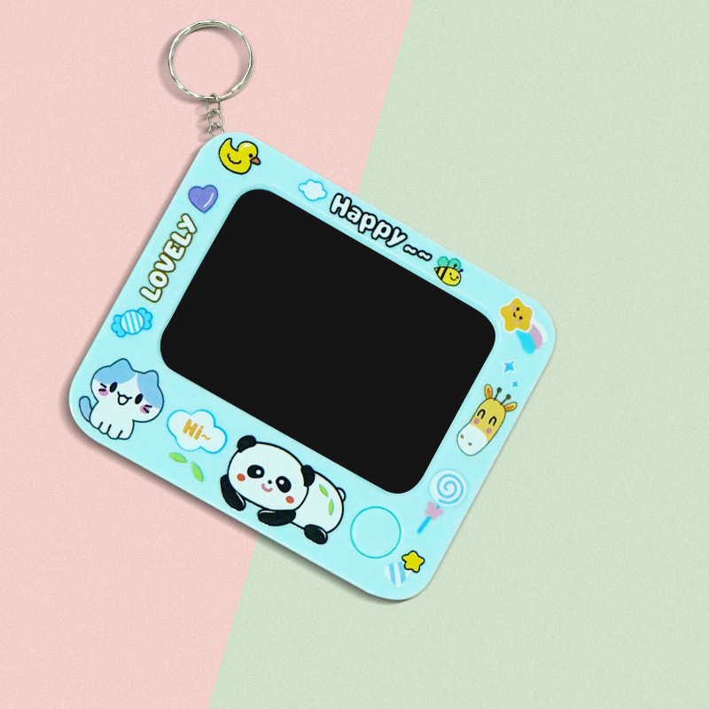 Cartoon Mini Drawing Board Small Keychain Cartoon Small Drawing Board Cute Backpack Pendant Small Gift Toy