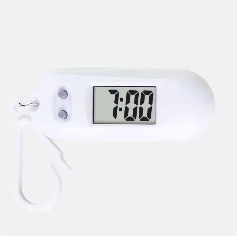 Small student keychain watch promotion backpack oval electronic watch hanging watch timepiece