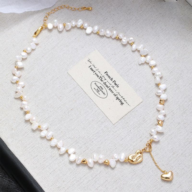Freshwater Pearl Necklace Niche Sweater Chain Pearl Jewelry Necklace Feel