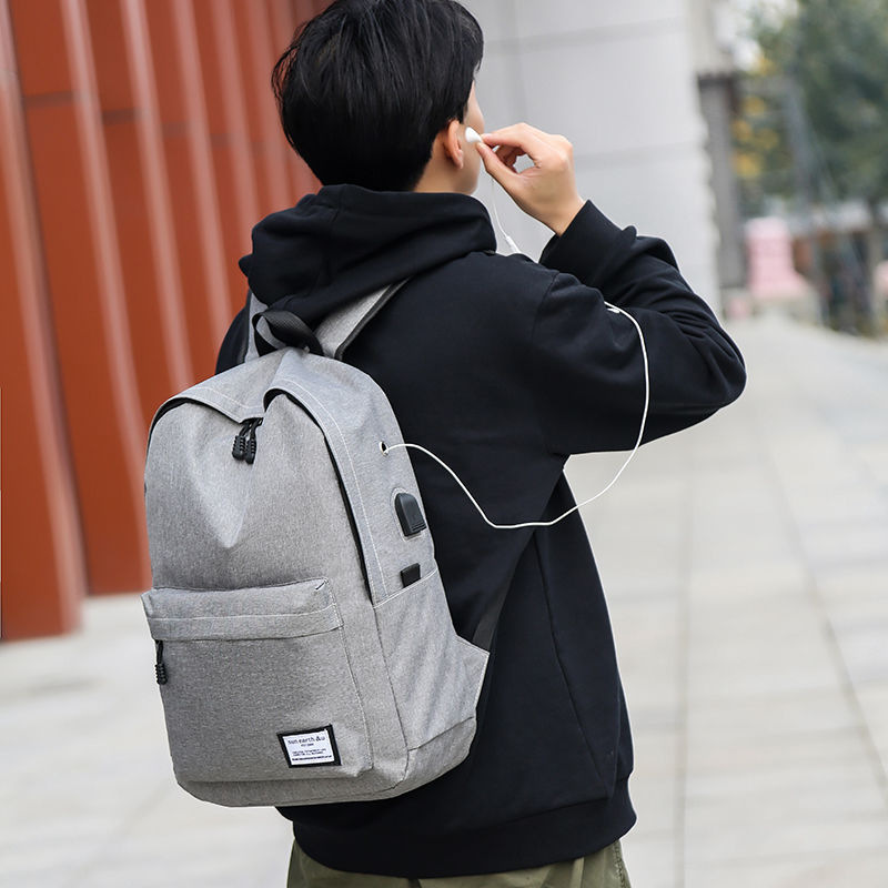 New large capacity Oxford cloth backpack middle school student schoolbag travel backpack computer bag custom