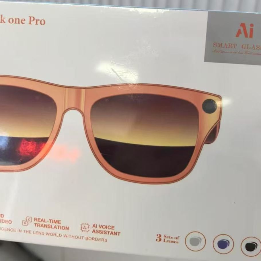 New AI Smart Glasses XKONEPRO Shooting Wireless Voice Control Photo Translation Black Technology 800W