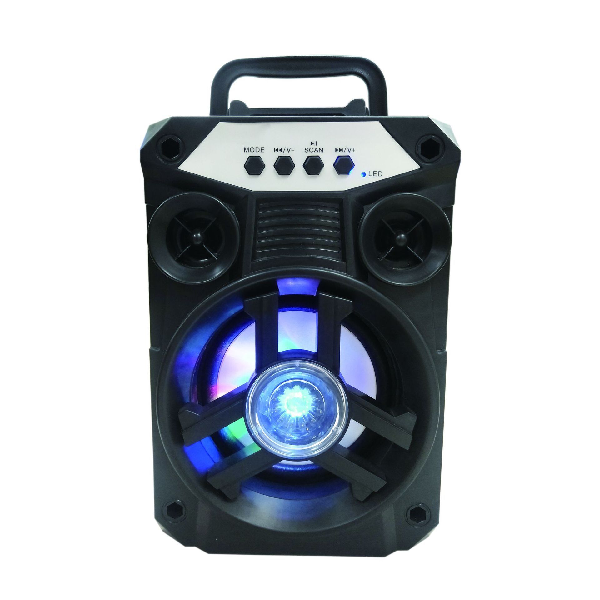 Outdoor Portable Bluetooth Speaker, Wooden Handle, TF Card, Square Dance Audio B18, Wireless Microphone Bluetooth 5.0