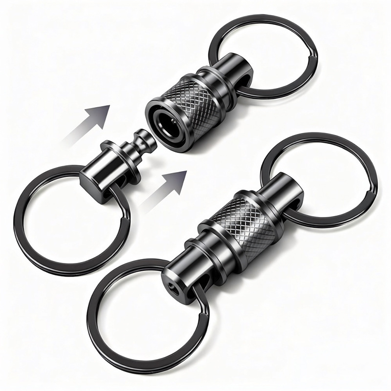 Aluminum Alloy Universal Buckle 360-degree Rotating Hanging Buckle Detachable Convenient Multi-functional Organizer Multi-purpose Hanger