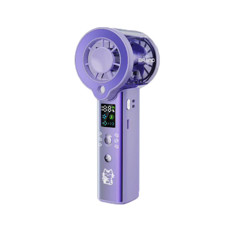 Handheld Fan Brushless Motor Ultra Silent Turbine Outdoor Portable Ultra Long Battery Life Mini Small Fan