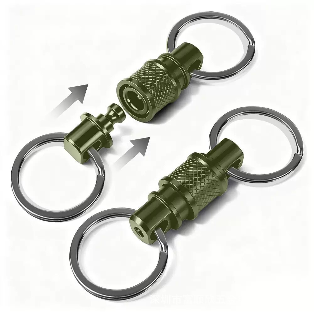 New Aluminum Alloy Universal Buckle 360-degree Rotating Multi-functional Hook Detachable Portable Storage Universal Hook