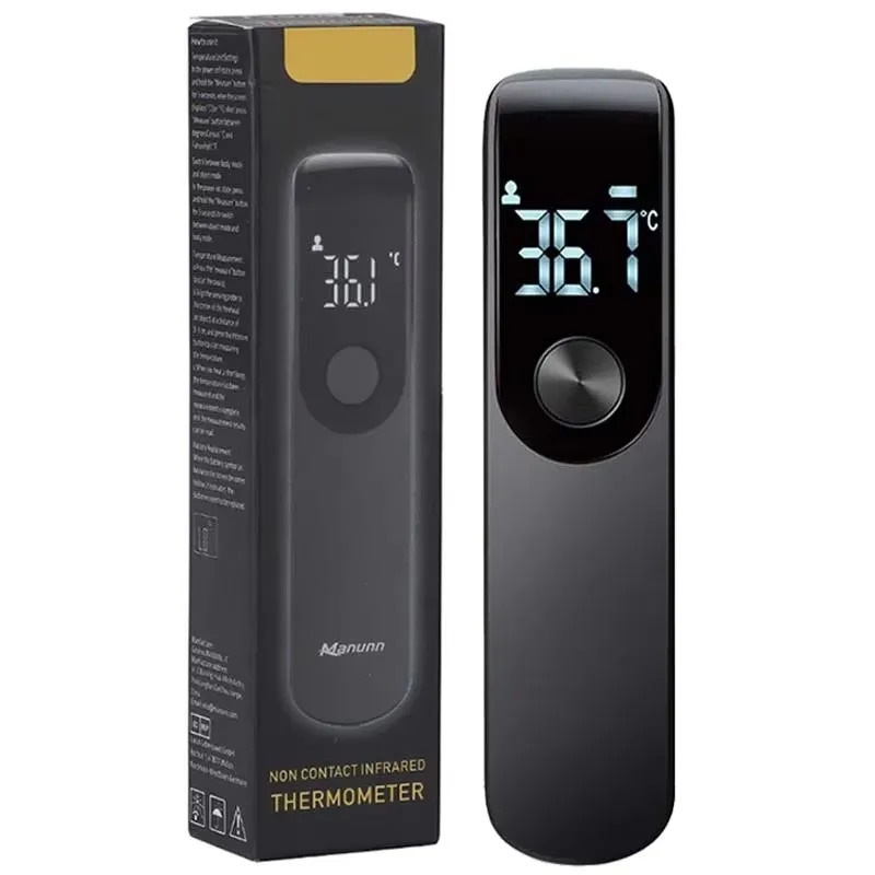 English Non-Contact Infrared Forehead Thermometer Home Portable Handheld Forehead Temperature Gun Thermometer