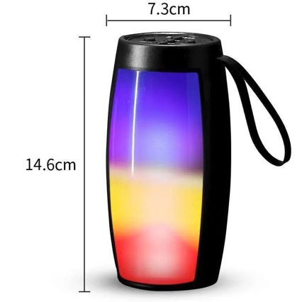ZQS1202 colorful glowing Bluetooth speaker live streaming plug card gift 1201 mini audio