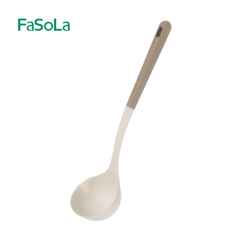 FaSoLa household spoon, soup spoon, spatula, non-stick pan special spatula, high temperature resistant silicone spatula