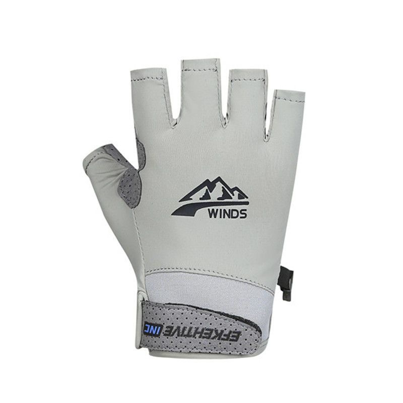 Outdoor Mountain Climbing Fishing Gloves Women's Sports Sunscreen Thin Mountain Climbing Shooting Luya Running Bike Riding Men
