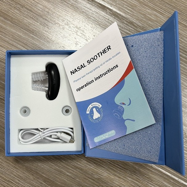 Smart infrared nose soothing device allergic rhinitis device rhinitis treatment red light nose soothing portable