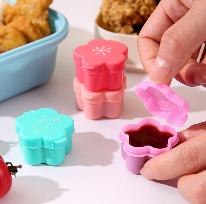 Mini portable sauce bottle bento salad dressing ketchup split bottle plastic seasoning squeeze bottle