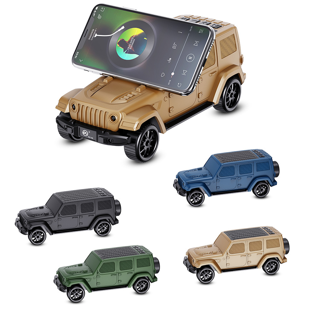2025 New Bluetooth Speaker Car Model Wireless Plug-in Card Speaker Gift Desktop Small