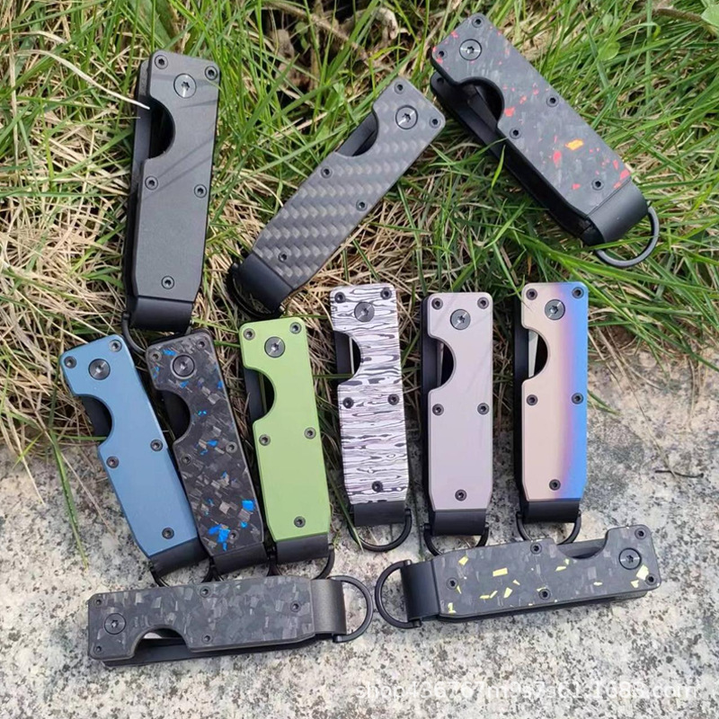 New Aluminum Alloy Multi-functional Key Ring Simple Design Key Box Can Hold 2-6 Keys