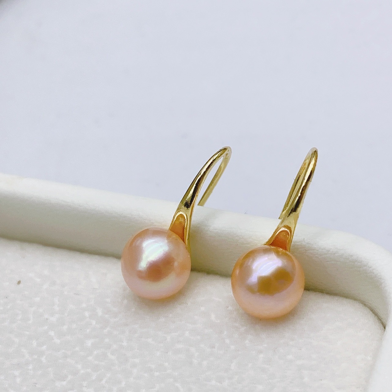 Freshwater Pearl Ear Hooks Bread Pearl High Heel Earrings Note Earrings Earrings