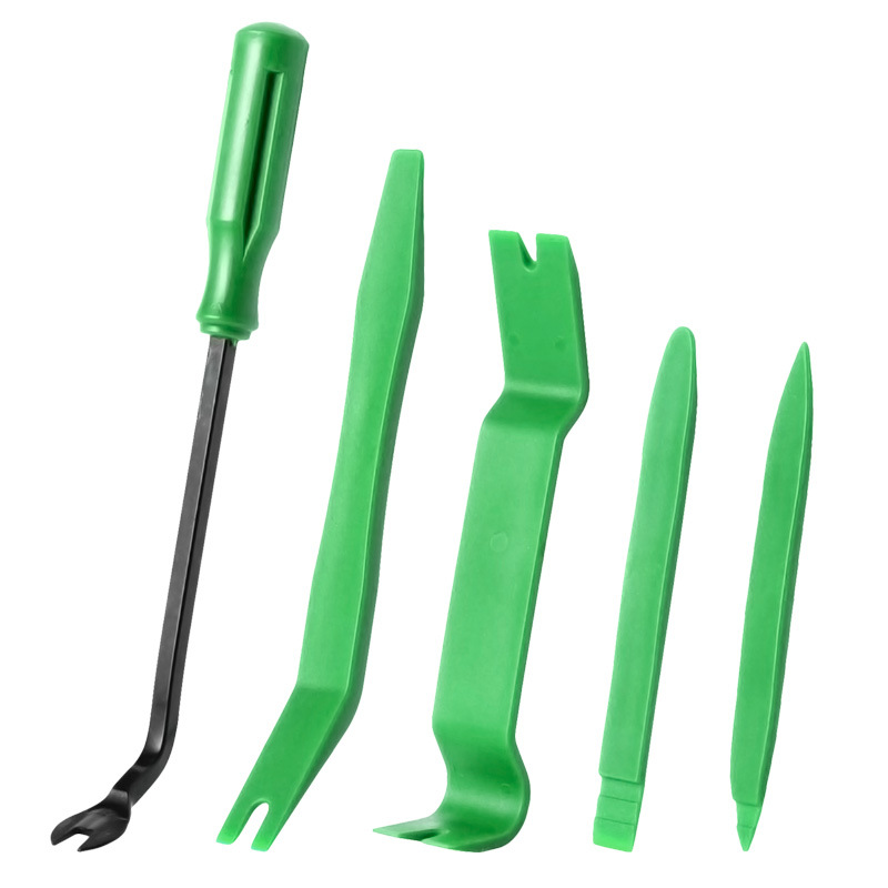 5-Piece Car Audio Trim Removal Tool Kit Car Door Panel Audio Dashboard Anti-Scratch Pry Bar