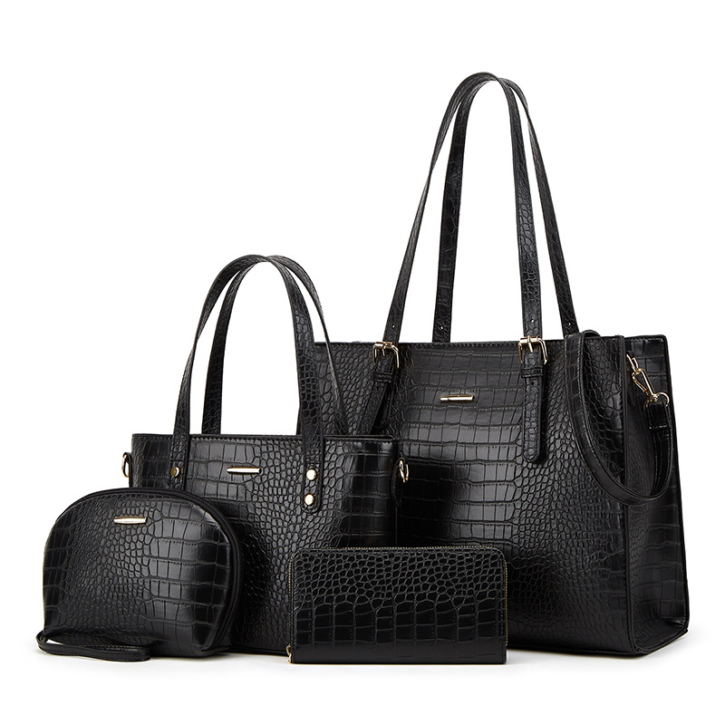 2026 new single shoulder mother-child set bag 4-piece set wind mother-child bag 4-piece set