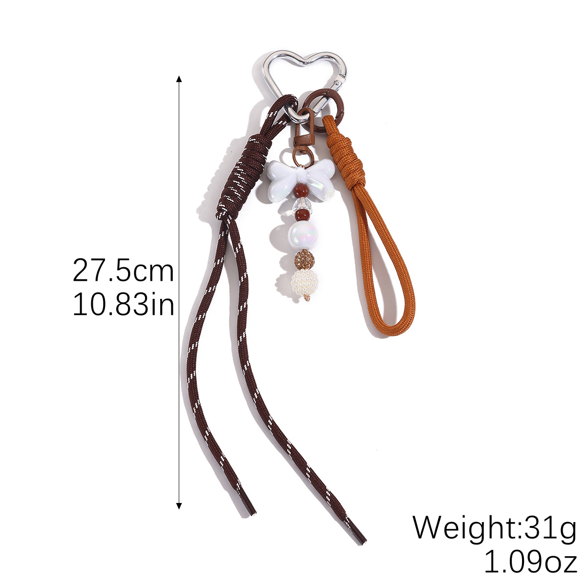 Dopamine hand-woven hanging rope sweet bag pendant multi-purpose woven keychain