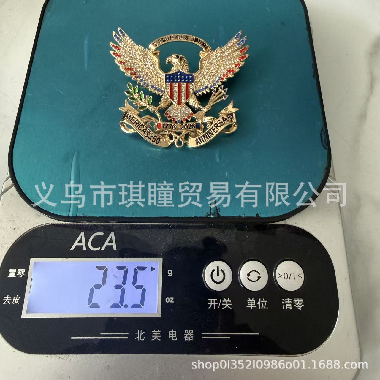 New America 250th Anniversary Commemorative Acrylic Pendant Independence Day Gift July Fourth Decoration