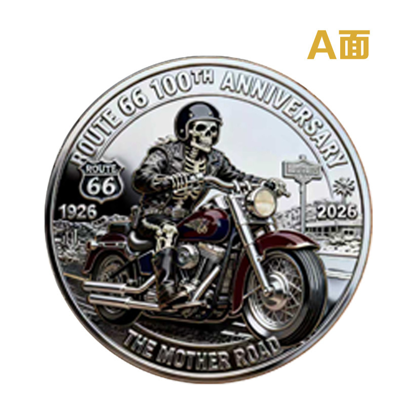 2026 New Standalone Site Product Route 66 100th Anniversary Coin American Highway Relief Coin International Station