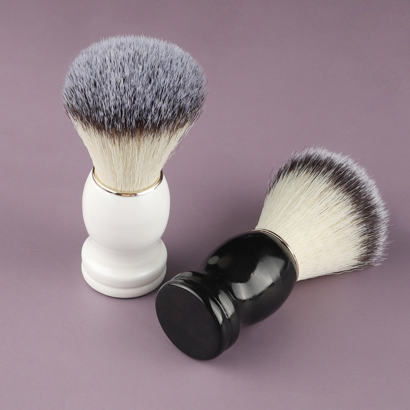 Men's Soft Bristle Face Wash Brush Old Manual Shaving Brush Shaving Soap Cream Foaming Brush Barber Shop Beard Brush
