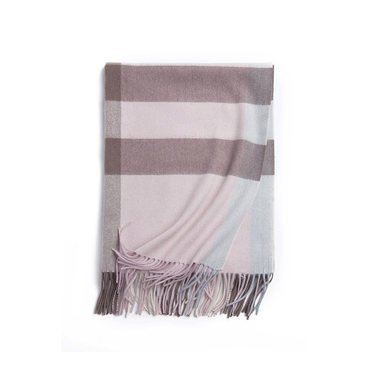 Inner Mongolia origin women's wool plaid scarf British style scarf cape