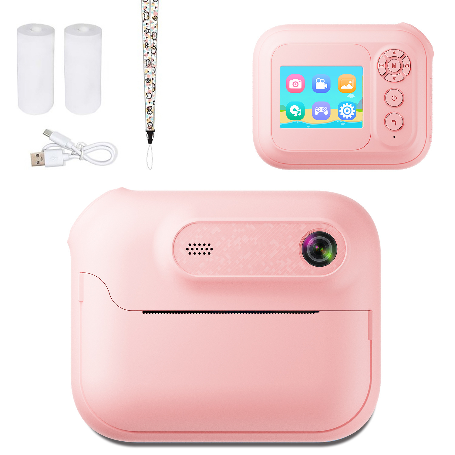 Children's Polaroid camera toy print camera can take photos and video instant print