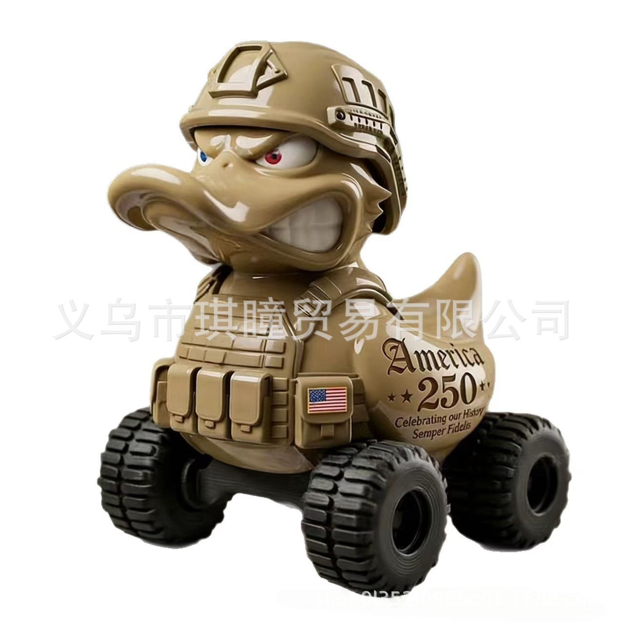 Independent Station New 2026 Cartoon Duck Resin Craft Ornament